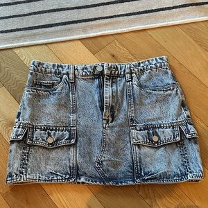BLANKNYC Denim Cargo Mini Skirt